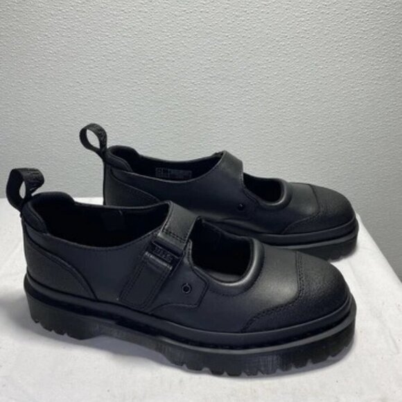 NEW DR MARTENS Indica 2 Bex Teck Slip On Black Leather Men Size 11 Comfort - Picture 4 of 6